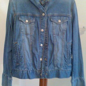 GAP Factory Stretch Denim Jacket Size L
